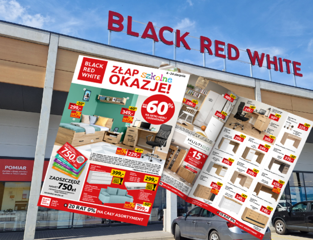 Black Red White | Złap okazję -60%” na produkty szkolne!