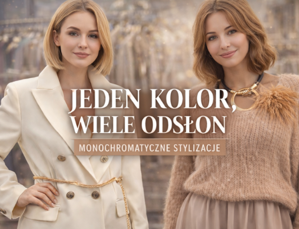 JEDEN KOLOR, WIELE ODSŁON Ponadczasowe stylizacje w Kompleksie Handlowym MARYWILSKA 44 w Warszawie